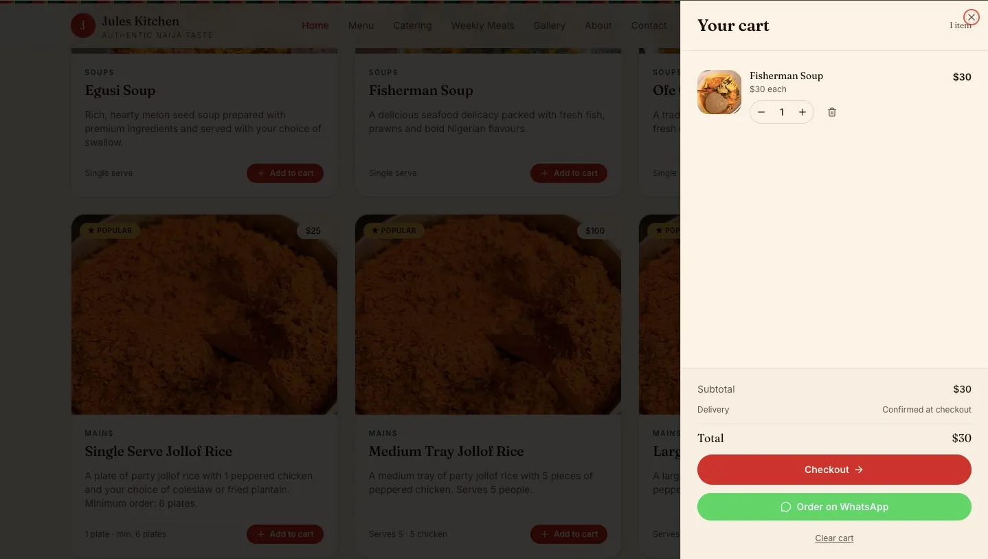 Jules Kitchen screenshot 6